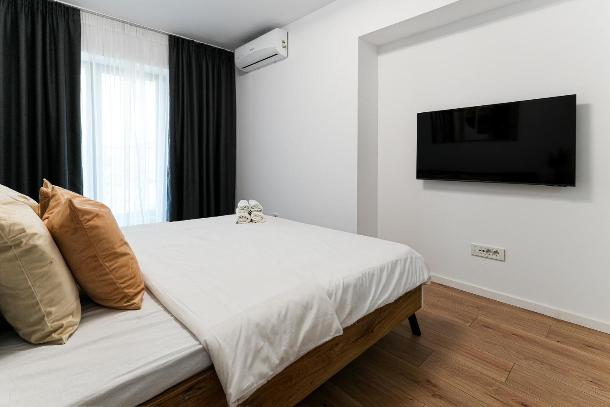 Sandra - Park-View Apt With Balcony & Parking Бухарест Экстерьер фото